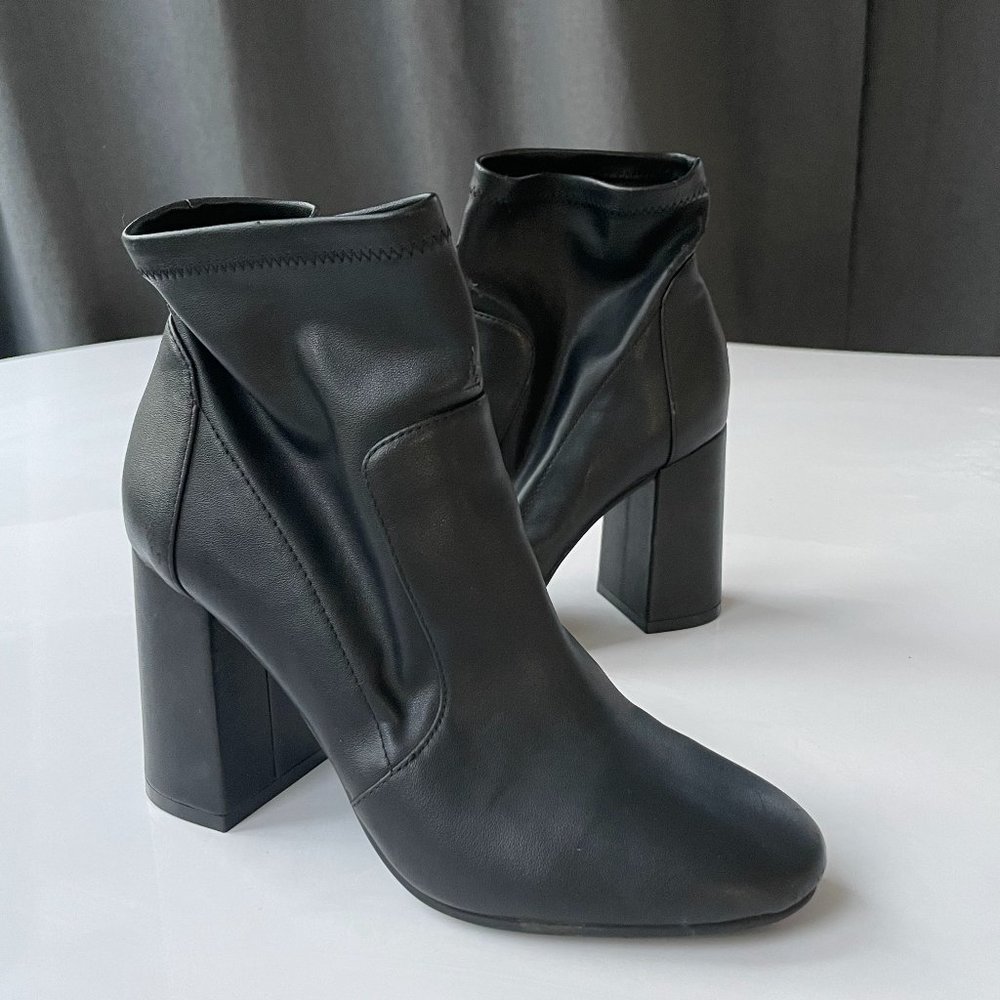 Abound Black Heeled Booties - Size 5.5